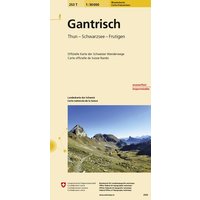 Swisstopo 1 : 50 000 Gantrisch/Wander